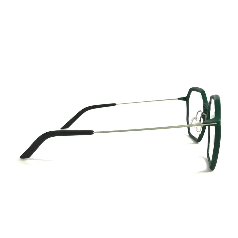 Monoqool Eyeglasses Frames DH Dauphine 68 17s Emerald Green Heptagonal 50-19-136